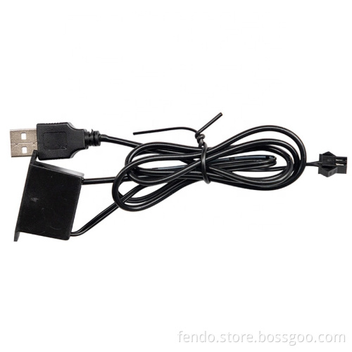 EL Wire Neon Lights for Car Interior LED Atmosphere Strip with USB Adapter